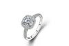Cluster Rings Cheestar Gems 18k White Gold EF Color Moissanites Jewelry Engagement Ring For Women Gift
