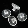 1000pcs lot big pads hypoallergenic rubber earring back stopper 6x11mm jewelry findings components earring back309b