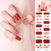 Autocollant de soin des ongles en gel semi-durci en gros glace transparent autocollants de couleur unie éclairage des femmes enceintes décalcomanies de vernis à ongles