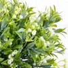 Decoratieve Bloemen 6st Kunstplanten Nep Simulatie Groene Bionische Bamboe Bladeren Voor Binnen Woonkamer Etalage Landscaping