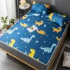 Materasso Yaapeet Luxury Ice Silk Materasso Summer Cool Culla per adulti Materassino per bambini Kid 90150180cm King Size Single Double Bed Protection Pad 230719