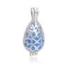 10st 12 15mm Filigree Cage Pendant Pearl Cage Tear Drop Brass Sea Glasskåp C0225269R