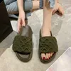 Sandalias Mujer Cinta Mágica Zapatillas Planas Verano Nueva Marca de Lujo Sandalias de Plataforma Señoras Aumento de Altura Zapatos Planos Zapatos De Mujer 230417