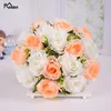 18 Heads Wedding Bouquet Flowers Marriage Accessories Small Bridal Bouquet Silk Roses Wedding for Bridesmaids Decoration266P