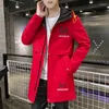 남자 재킷 스프링 패션 가을 의류 대형 m-4xl 2023 ins windbreaker 남성 미드 길이 청소년 코트 스트리트 아웃웨어 탑