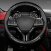 Steering Wheel Covers No Smell Thin For Alfieri Cover Genuine Leather Carbon Fiber 2013 2014 2023