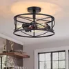 Pendant Lamps Retro Industrial Iron LED Ring Round Lights Metallic Lustre Hanging Bar Decoration Suspend Lamp Cafe Pendend