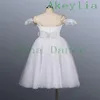 Stage Wear blanc La Sylphide Romantique Ballet Tutu Robe Ballerine Robe Femmes Blanc Fée Professionnel Ballet Long Tutu Avec Ailes254R