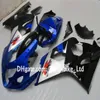 schwarz blau silber Verkleidung für Suzuki GSXR 600 750 K4 2004 2005 GSXR600 GSXR750 04 05 GSX R750 Körper270J