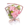 Blokken Romantische Rose Flower Garden House Plant Bouwstenen Bouwstenen Klassieke Model Bakstenen Sets Kids Gift R230720