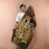 Van Gogh's Oil Painting Cashmere Scarf Women Winter Coffee House Print Wool Shawls and Wraps Ladies Cape Blanket Scarves New354M