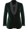 Ternos masculinos 1 peça azul marinho/blazer de veludo bordô ajuste fino smoking com seios duplos paletó para noivo para festa de formatura masculino casaco fashion