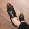 Elbise ayakkabıları yeni odile vintage moda erkek ayakkabı resmi elbise rahat deri ayakkabı iş düğün loafers tasarımcı brogue ofis ayakkabıları l230720