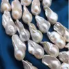 Real Fine Pearl Jewelry huge natural 15-22mm Australian south sea white pearls necklace 18inch 14K308S