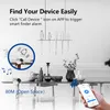 Andra hundförsörjningar Tuya Smart Tag Anti-Lost Alarm Wireless Bluetooth Tracker Phone Stuff Two-Way Search Suitcase Key Pet Finder Location Record 230719