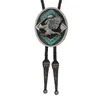 Bolo bindt westerse cowboy bolo tie lederen stropdas fashion heren casual stropdas pak accessoires hkd230719