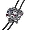 Personalized jewelry Ties New Bolo animal wolf shirt leather rope bolo tie western cowboy HKD230720