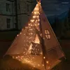 Cordas Bateria LED Fio de Cobre Corda de Luz Controle Remoto Decoração de Natal Lâmpada Decoração de Natal Festa de Casamento Caixa de Presente Iluminação