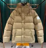 Mens Puffer Jackets vinterbokstäver broderi varsity ner kappa män kvinnor rockar parkor ytterkläder avtagbar ärm huva ner kappa bomull s-l xl xxl