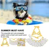 Dog Apparel Swimsuit For Dogs Pet Bath Suit With Pineapple Pattern Sundress Female Clothes Swim Bikini Trunks Small