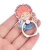 R2289 Anime Jujutsu Kaisen Cartoon Fashion Ring Metal Mobiltelefon Tillbehör Roterande ringfäste Lazy Desktop Bracket Gifts L230619