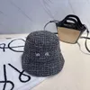 Glitter Mesh Bucket Hat Designer Outdoor Zonnescherm Unisex Letter Mode Vissershoed