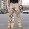 Mens Pants Tactical cargo pants mens combat Trousers military multi pocket work clothes hiking casual Plus size 6XL 230720