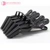 Hela 5st Lot Black Red Frisör Salong Sectioning Clamp Crocodile Hair Clips Hairpin Grip 4 Multi-färg Styling Tools W2897