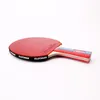 Bordtennis raquets bordsracket trä plus kolfiber offensivt långt handtag kort horisontellt grepp pingpong racketblad med gummi 230719