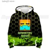 Hoodies Sweatshirts Erkek Kız Kızlar Kızgın Geometri Dash Hoodies Çocuk Karikatür 3d Baskı Sweatshirts Üstler Çocuk Anime Oyun Tulunları Sokak Giyim T230720