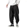 Pantaloni da uomo Nero Hip Hop Streetwear Moda Jogger Pantaloni Harem Uomo Pantaloni sportivi casual Maschile Grande oversize Y2k Taglia M-5XL