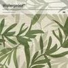 Nappe ronde nappe 60 pouces couverture décoration de table chiffons imperméables pour manger plante motif forêt