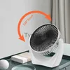 Portable Air Coolers Portable USB Mini Charging Fan Handheld Silent Cooling Fan Air Cooler Three-He-Eque Justerbar Desktop Fan Desktop Office Bedroom X0729