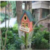 maison d'oiseau Maison d'oiseau en bois Cage à oiseaux Décoration de jardin Produits de printemps2332