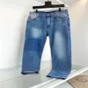 22SS Italië parijs USA jeans Casual Street Fashion Zakken Warme Mannen Vrouwen Paar Uitloper DEMIN blauwe broek schip 0309335J