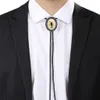 Bolo Ties Vintage Resin Scorpion Bolo Tie Necktie Glow in the Dark Leather Cord Necklace HKD230720