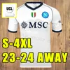 23 24 Napoli Futbol Forması Osimhen Insigne 2023 2024 Napoli Maglia Mertens Verdi Milik Erkekler Hayranlar Sürüm Pembe Set Yetişkin Çocuk 3xL 4xl Erkek Çocuklar