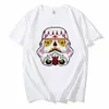 Magliette da uomo Summer Fashion Super Luxury Tshirt Sugar Skull R2D2 Stampa Plus Size Casual Abbigliamento da strada Big High Top 230720