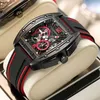 Automatyczne zegarki mechaniczne Richares Mark Waffey Watch Męska lufa wina mechaniczna Watch Fashion High Beauty Perspective Waterproof Waterproof Trend Watch