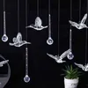 European Hummingbird Transparent Acrylic Bird Water Droplets Aerial Ceiling Home Decoration el Stage Wedding Decoration Props G230f