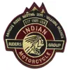 Indian 1901 Embroidery Patches don Patches Riders Group USA for Jacket Motorcycle Club Biker 4 inch Made In China Factory270f