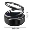 Car Air Freshener Car Air Freshener Solar Powered Double Ring Rotating Air Cleaner Automobile Interior Perfume Fragrance Diffuser Aromatherapy x0720
