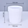 Balde de plástico redondo 1000 ML com tampa recipiente de grau alimentício para balde de armazenamento de cereais de creme de água de mel 10 PCS lote C0116290b