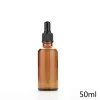 DHL Amber Glass Liquid Reagent Pipette Bottles Eye Dropper Aromatherapy 5ml-100ml Perfumes frascos Óleos Essenciais atacado grátis NMD