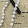 Серьги ожерелья устанавливают низкую цену 9-10 мм белый жемчужный браслет серьга настоящая естественная культурная форма слезы пресной воды классические женщины