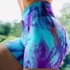 Aktywne szorty Biker Sport krótkie spodnie Kobieta letnie sportowe rajstopy jogi drukowane elastyczne booty gym trening fitness 3xl Activewear