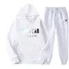 Parcours masculin Suissine de survêtement masculin Tende à capuche 2 pièces Set à capuche Sweat-shirt Sweatpants Vaies de sport tenue de jogging Trapstar Logo Man