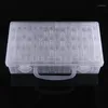 Diamond Painting Accessories 64 Grid Container Box DIY Diamond Embroidery Mosaic Tools Bead Transparent Plastic Drill Storage1298N