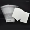 Doreen Box - 100 conjuntos de ganchos de orelha brinco cartões de exibição 9cmx5cm L sacos autoadesivos 15cmx6cm B186871269n