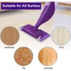 Cleaning Cloths 5pcs Microfiber Mop Cloth Reusable Washable Mop Pads For Swiffer Wet Jet Sweeping Cleaning Tool Household Spare Parts 230720